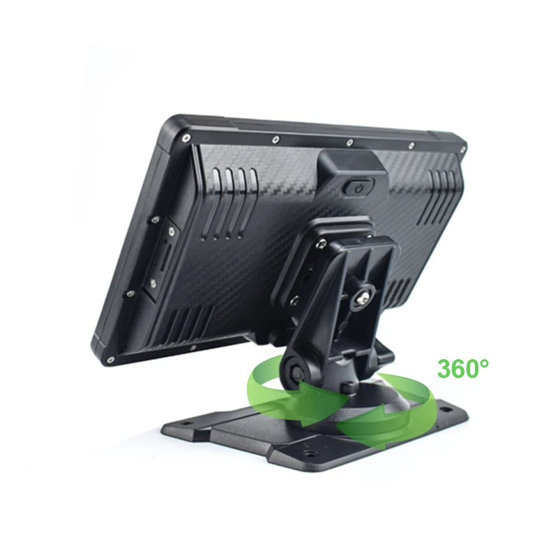 New Design 7inch 12-36V For Truck DVR Quad Split Monitor 4 Way View Backup Reverse Camera with BSD alarm Auto Human Tracking Kit