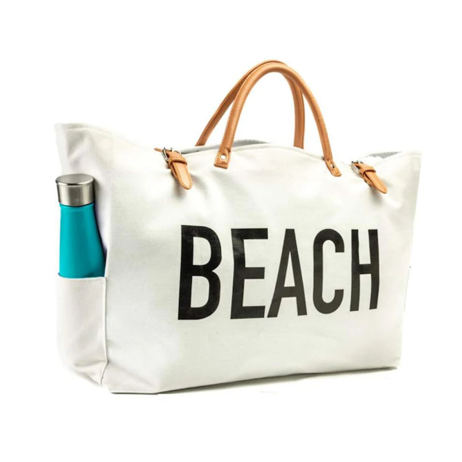Reusable Large Beach Canvas Tote Bags Shopping Bag