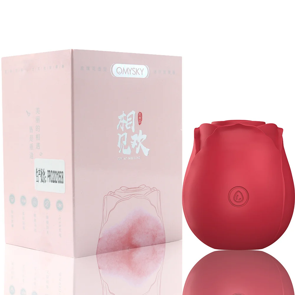 Rose Tongue Lick Sucking Vibrator For Women Intimate Goods Nipple Sucker Oral Licking G-Spot Clitoris Stimulation
