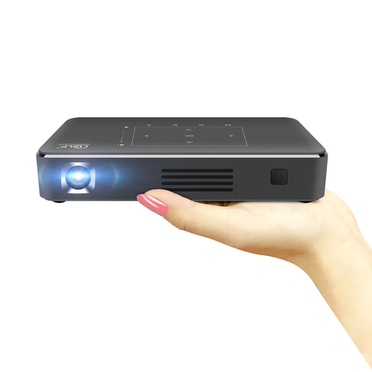 Мини DLP-проектор 150 ANSI lumen портативный проектор с аккумулятором 9000 мАч 2 4/5 г wifi BT Full hd 4k 3D