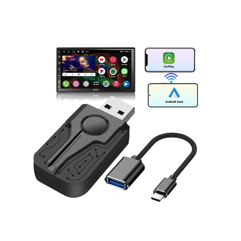 Беспроводной адаптер для автомобиля Play Carplay смарт-адаптер Nissan Titan Ford Transit Peugeot 3008 Audi A5 аксессуары