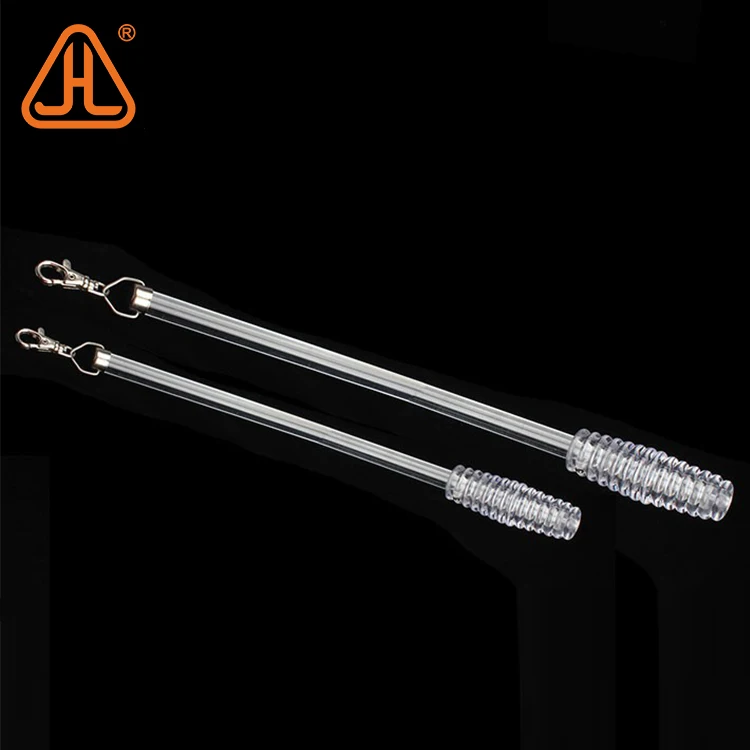 transparent clear Acrylic curtain pull stick Acrylic Curtain Stick Baton with plastic handle Curtain