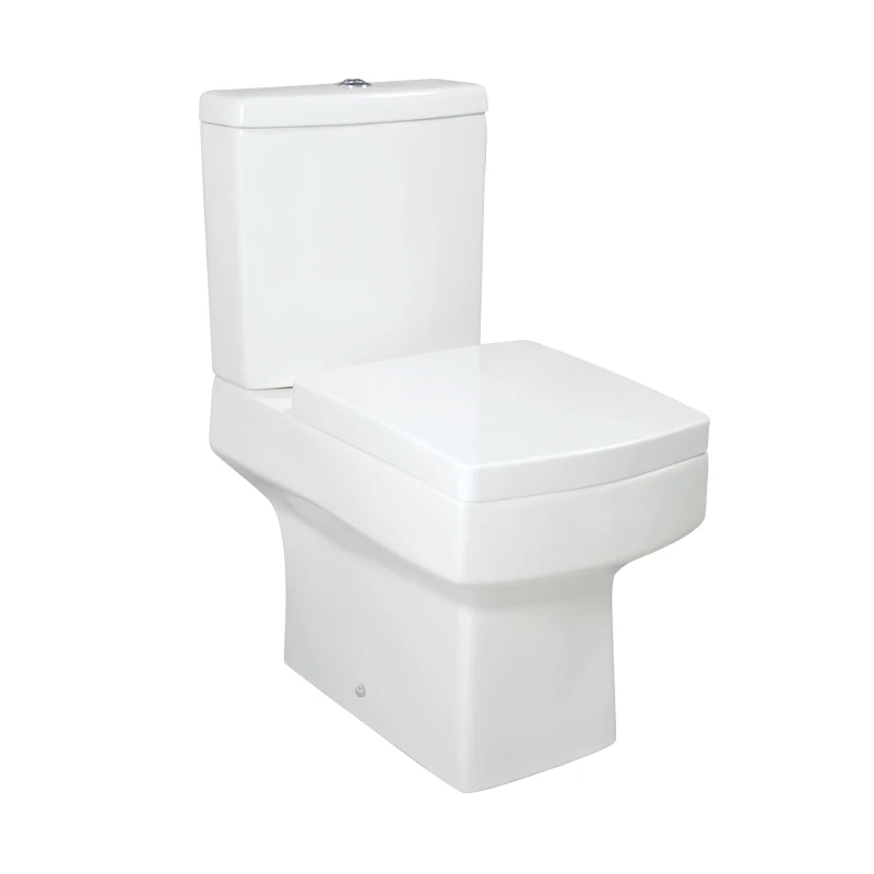 
Toilet Close Coupled Soft Close Seat Ceramic Cistern White Bathroom 