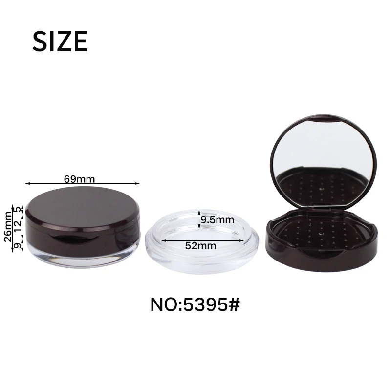 Jinze papery мини объем рассыпчатый порошок Косметическая упаковка банка с ситечком