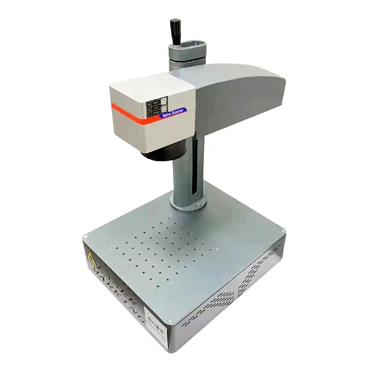 FOBA Manual CNC Cutting Desktop Fiber Laser Marking Machine (hot Offer) 20W Manual Operation 50w MAX Laser Source Deep Marking