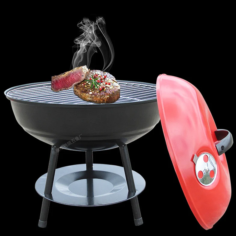 camping grill charcoal outdoor smoker ceramic BBQ steel electric folding folding gas barbecue grill for steak