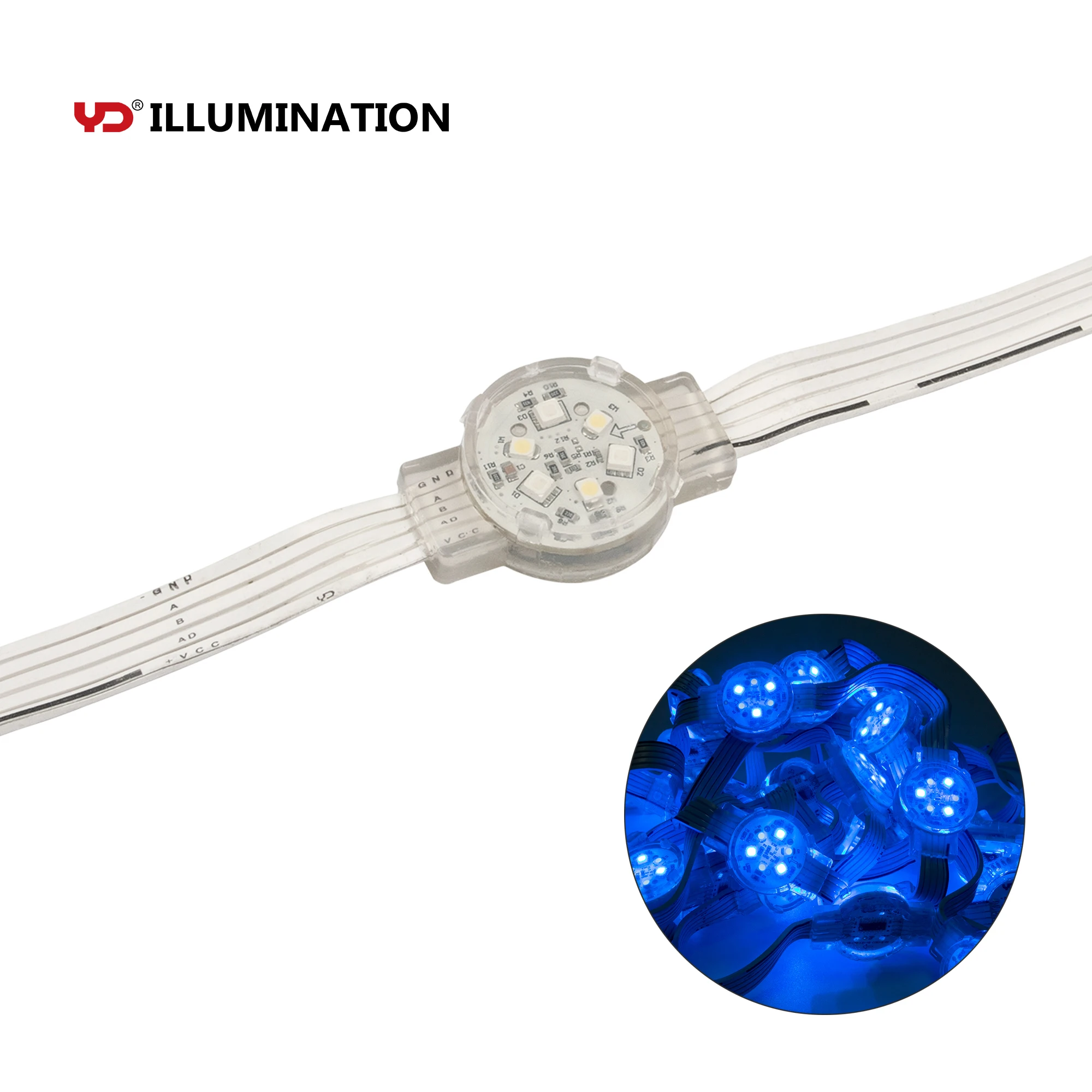 wholesale smd point ws2811 pixel led cluster for led bridge lighting decoration