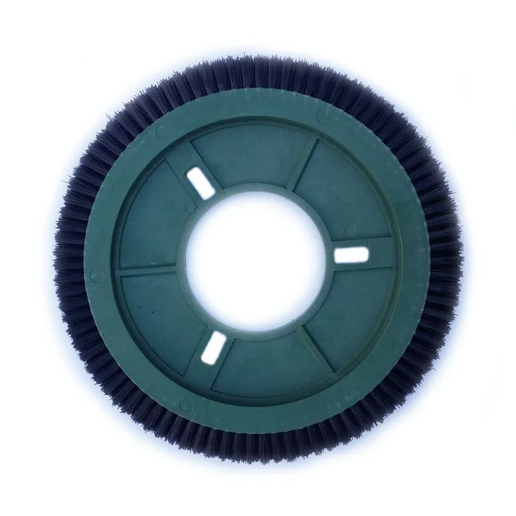 Wheel textiles cleaning brush for dyeing machine
