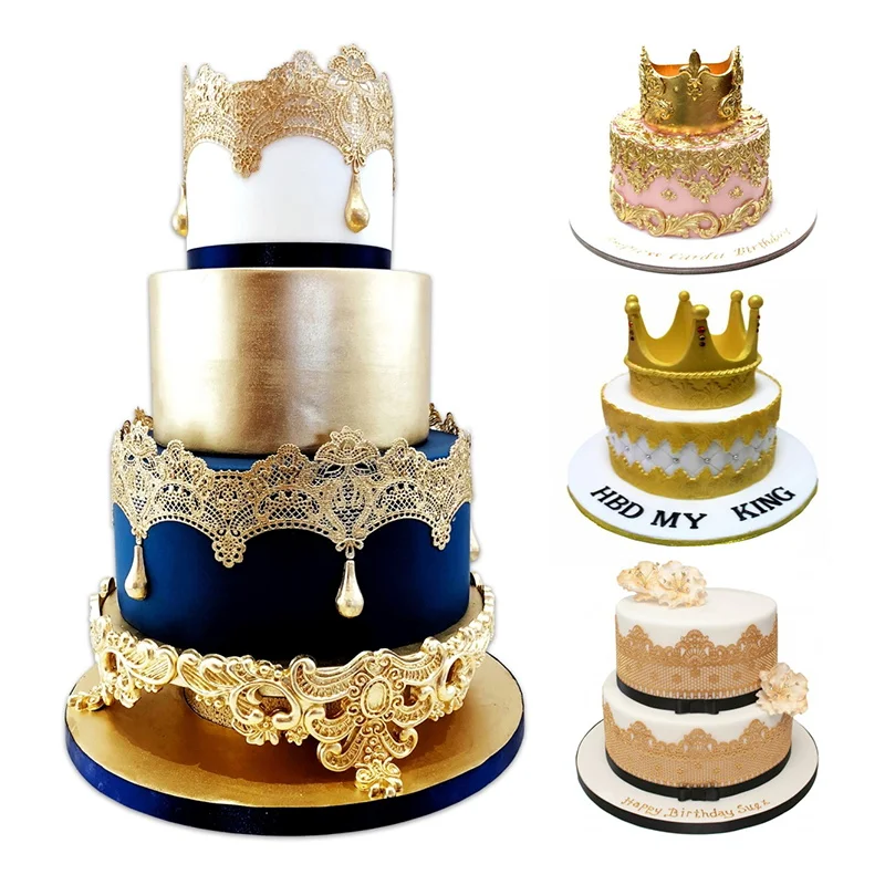 Sephcare Bulk edible highlighter dust eatable gold powder glitter colouring for cake