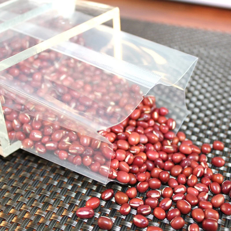 Недорогой прозрачный нейлоновый пластиковый упаковочный пакет с прочной боковой ластовицей упаковочные вакуумные пакеты для рисовых продуктов 1 кг/100 кг