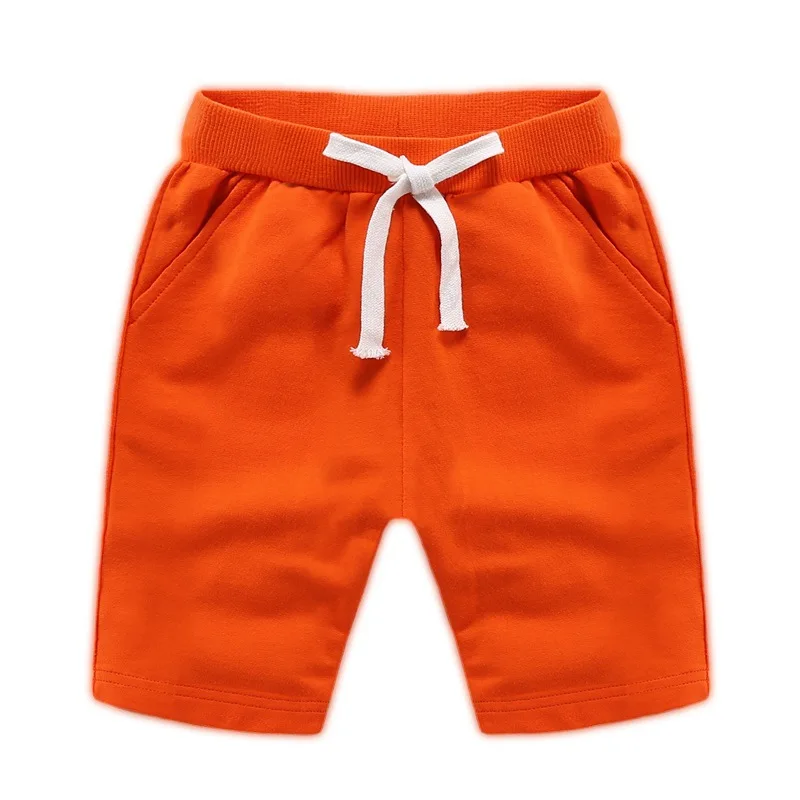 
Wholesale Children Clothing 100% Cotton Plain Beach Pants Kids Boys Blank Sweat Shorts for Summer 