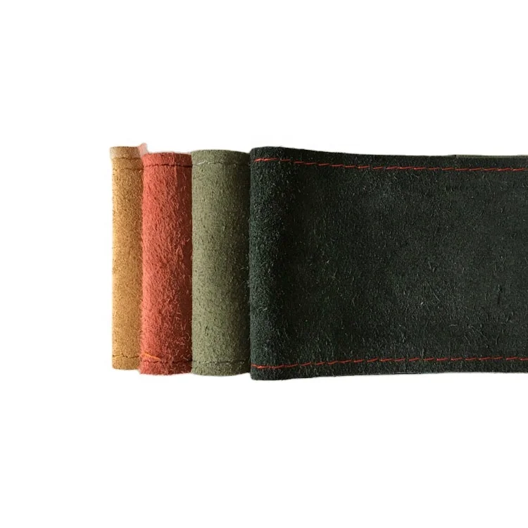 2023 DIY Hand Sewing Steering Wheel Covers Braid on the Steering wheel Car Genuine Leather Steering Wheel Cover Manufacturers