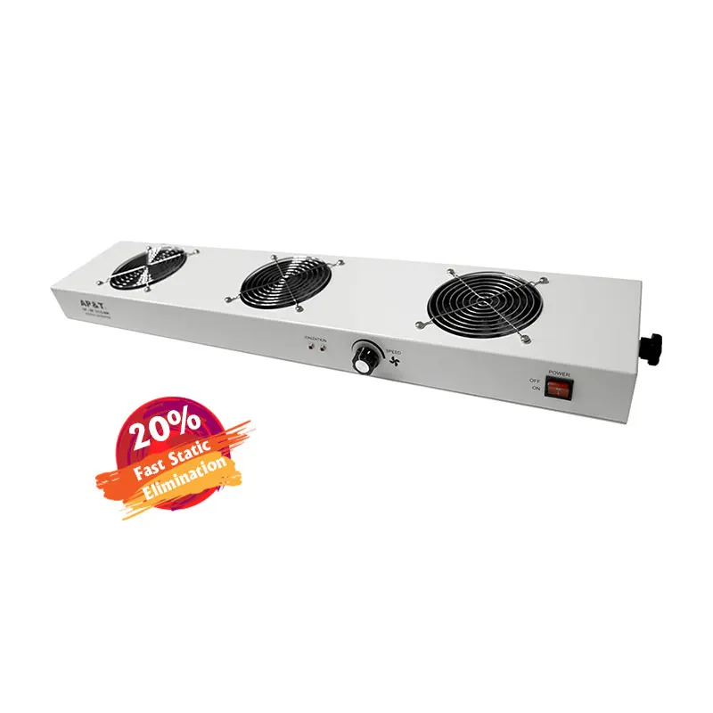 2452-80C Overhead Antistatic Ionizing Air Blower With Three Head For Optoelectronic