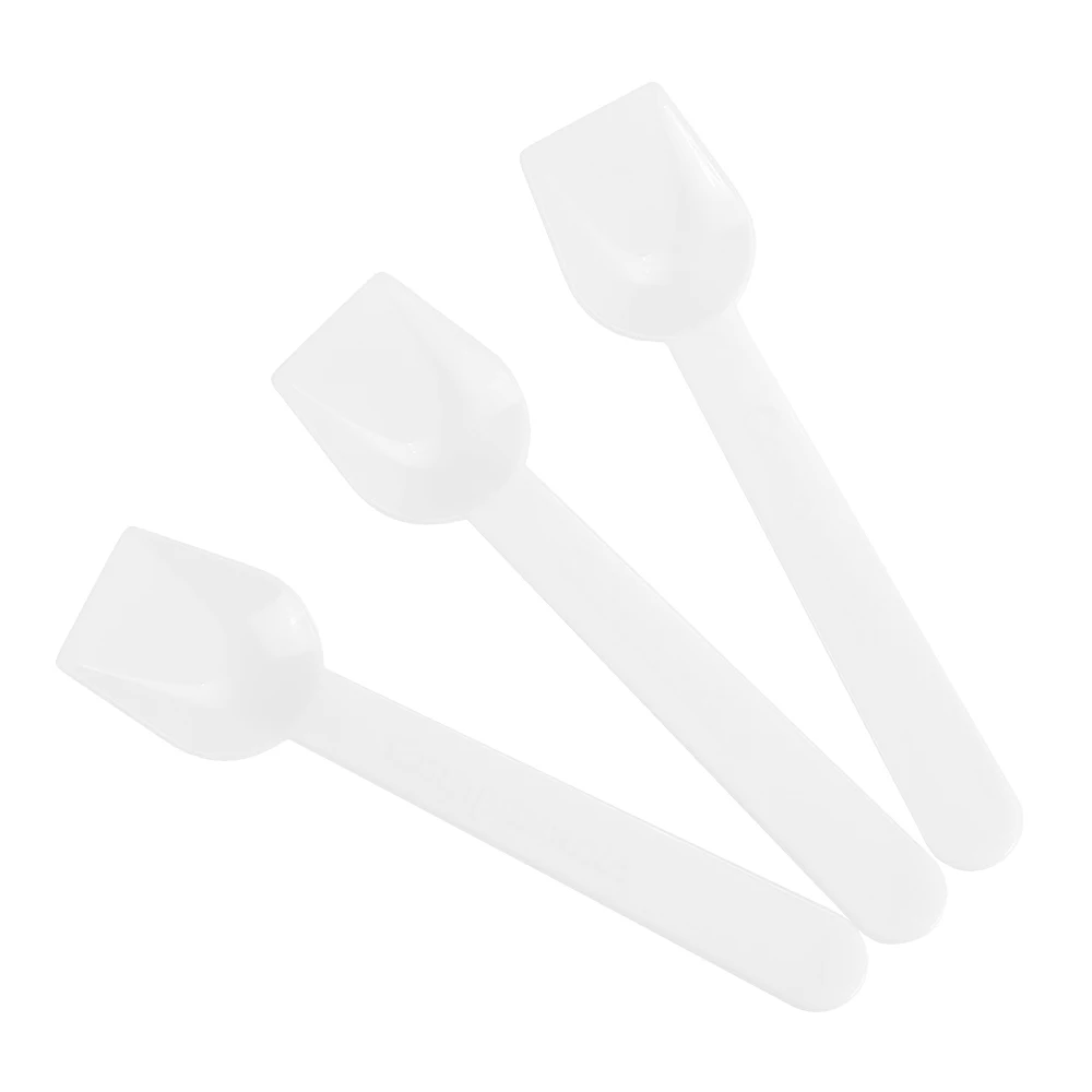 Quanhua Custom Logo Disposable Ice Cream Curved Spoon Alcas Disposable Ice Cream Scoop Spoon