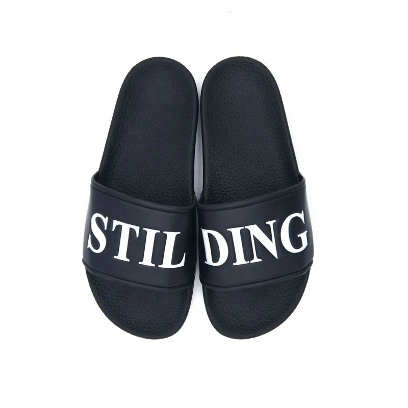 
Joyfulway Custom Logo Slide Sandal Wholesale,Chinese Unisex Leather home indoorPU Rubber Slipper For Men 