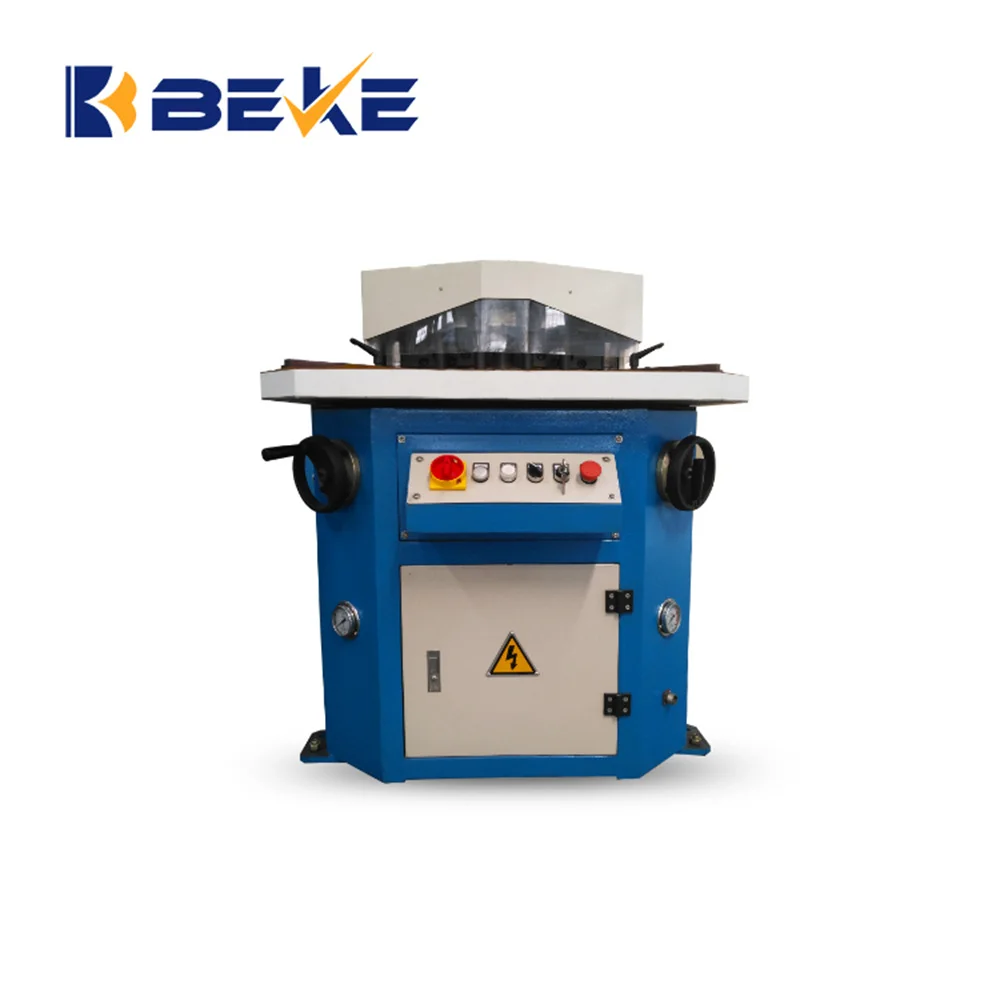 Hydraulic corner Notcher, Variable angle iron cutting machine