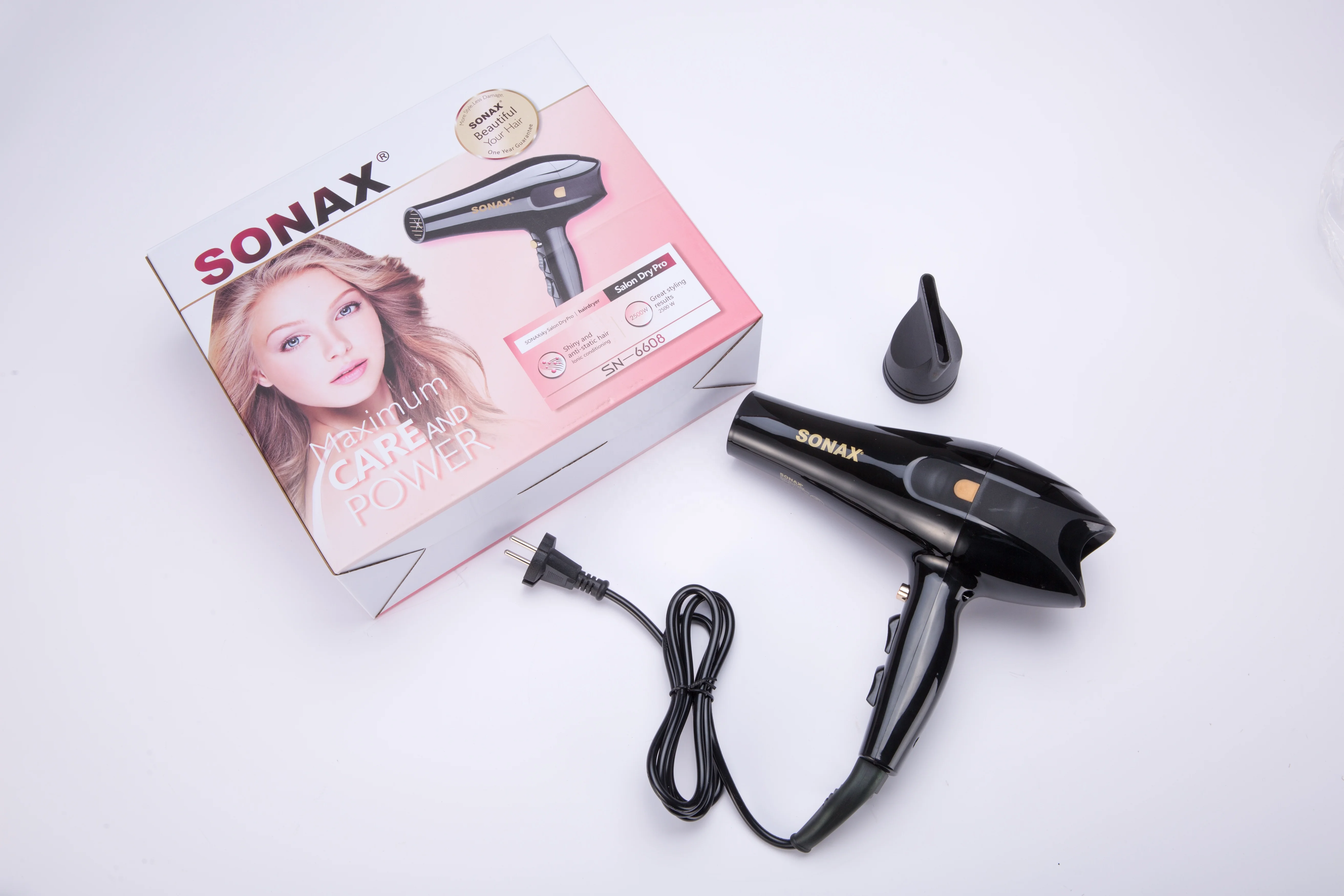 Hot Selling SONAX PRO 6608 2 Speeds 2200W Professional Salon Use Electric Home Use Hair Dryer