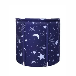 New Hot Family Thickened Cotton Bath Bucket Adult Folding Bathtub Large Size Folding Portable Bathtub For Adult