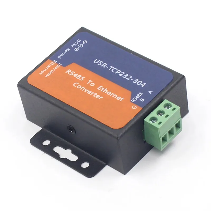 USR-TCP232-304 Serial RS485 to TCP/IP Ethernet Server Converter Module with Built-in Webpage DHCP/DNS Supported