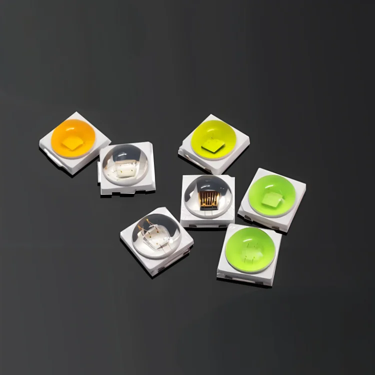 Factory Direct Sales SMD 2835 3030 Green LED 0.06w 0.1w 0.2W 0.5W 1W 1.5W 3v 6v 9v 18v 36v 515nm-520nm-525nm-530nm 50 60 SANHUA