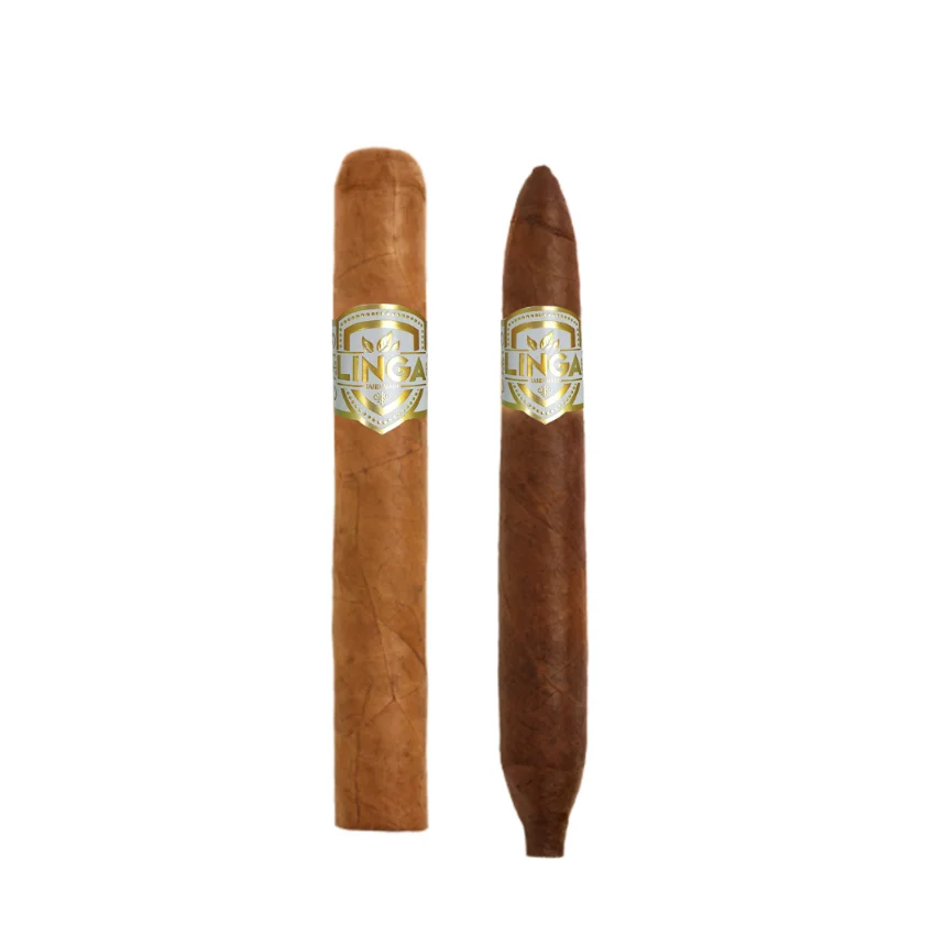 Label Band for Cigars with Hot Stamped Gold Foil. Embossed Gold Stamping Sticker for Cigar and Cigarette Labels