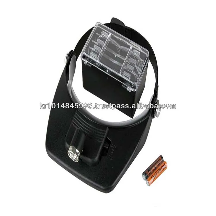 Top Selling Wholesale very popular headband magnifier Lash salon supplies lamp cosmetic headband magnifier with led