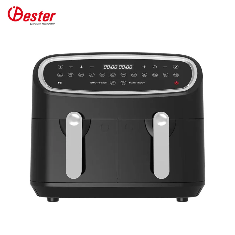 2-basket electric air fryer double tank electric fryer 9L kitchen appliances toaster electric air fryer