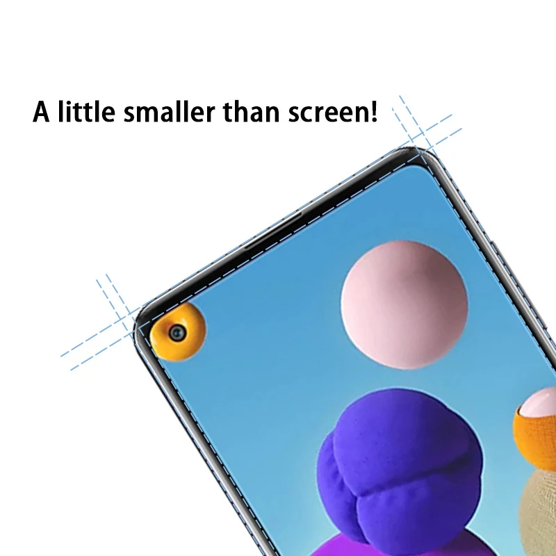 Reinforced Glass Screen Protector For Samsung s22 s21 ultra A51 A52 A50 A12 A02S A21S Screen Protector on Galaxy A71 A72 A10 A20