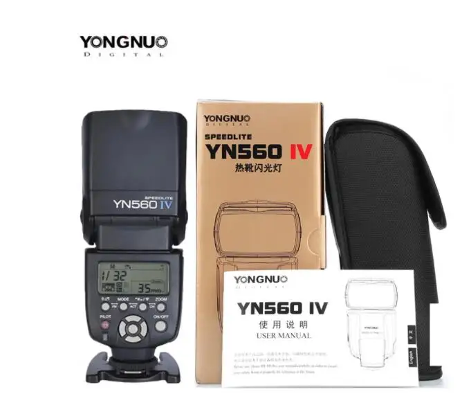 Беспроводная вспышка Yongnuo YN560IV Speedlite 2,4G для цифровой зеркальной камеры Canon Nikon Sony Pentax Olympus Fuji