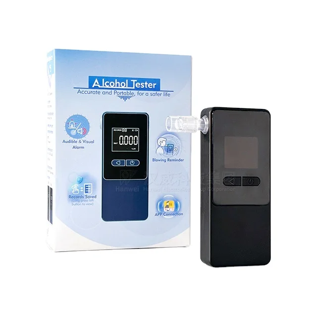 Factory Wholesale Led Breath Alcohol Breathalyzer Alcohol Tester Breath Checker Alcohol Alkomaty AT808