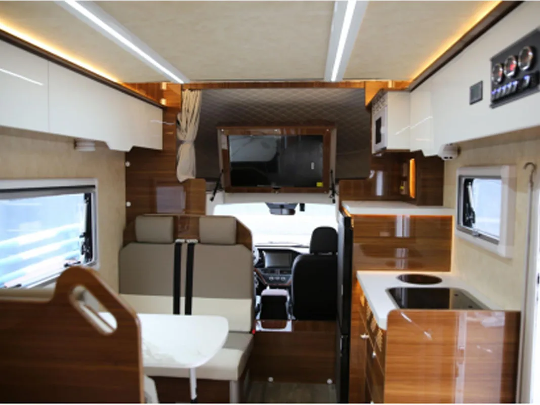 2024 Hot Sale Automatic Transmission RV Caravan Big Space Motor Home RV Camper Van Camping Sink for caravan