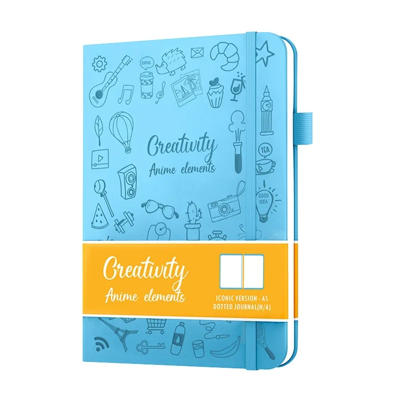 Popular Scribbles Notebook a5 Notepad dot-line interior page two-tone ribbon custom