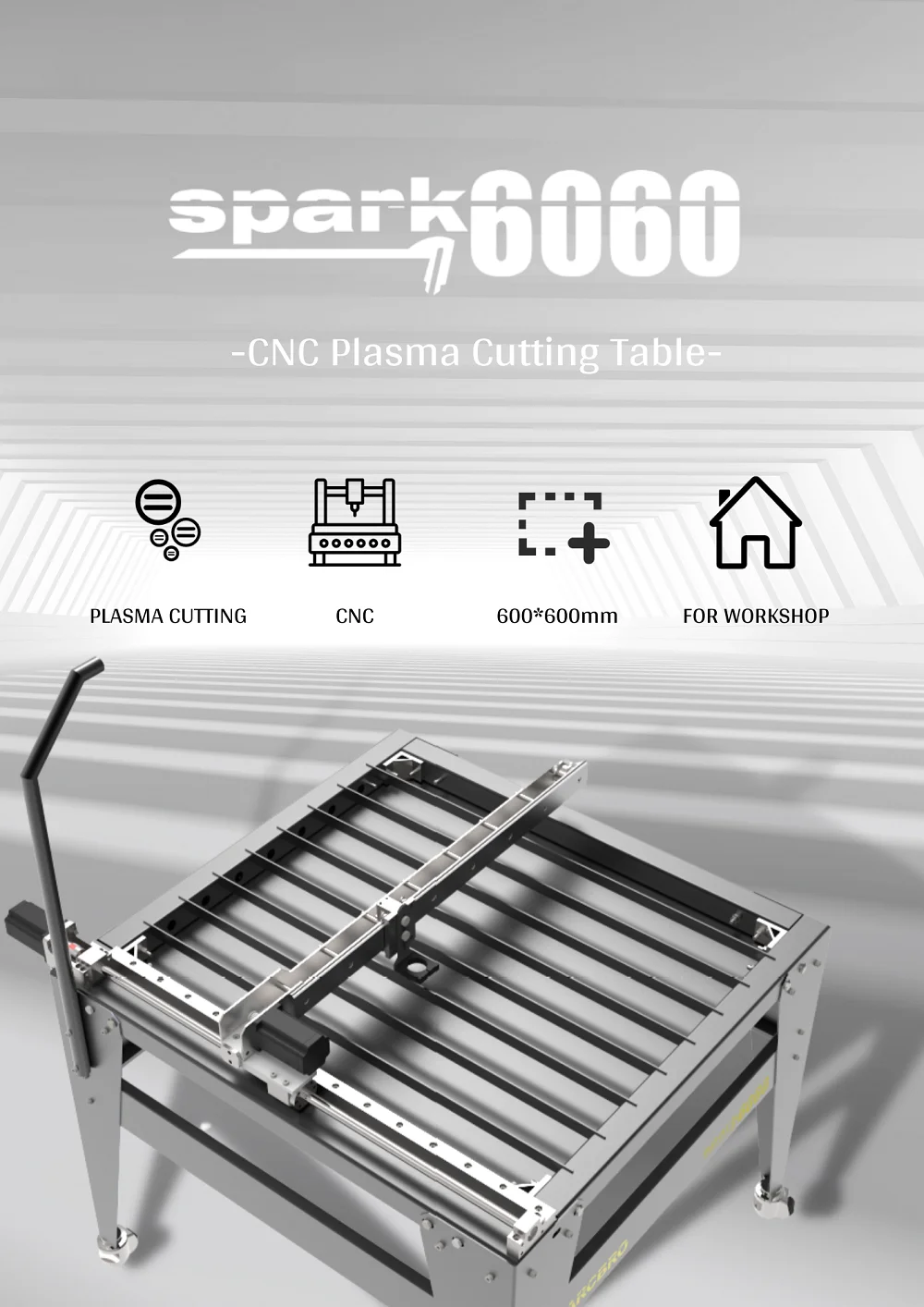 Spark Metal Cutting Machine Small Mesa De Corte Cnc Plasma Cutter For Workshop