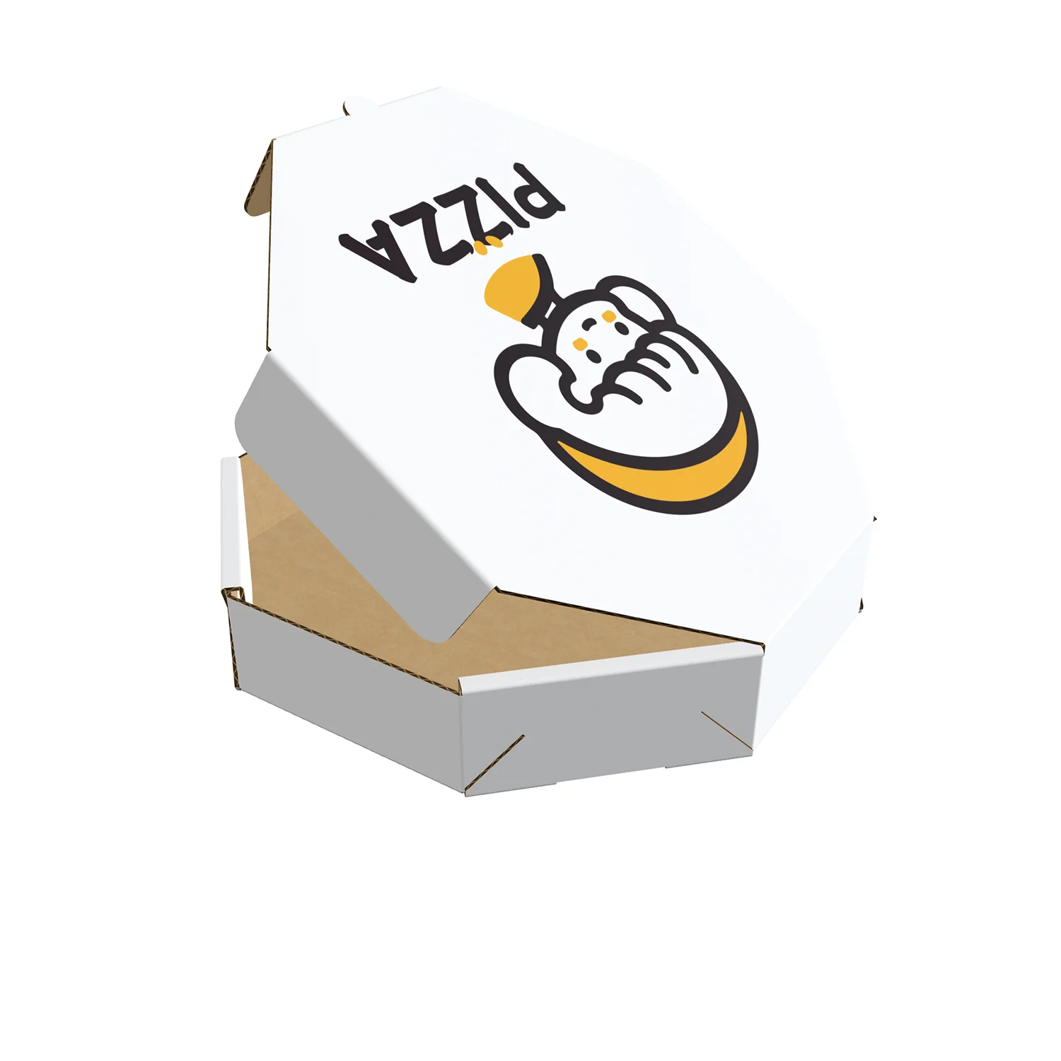 Pizza Box 6 7 8 9 10 11 12 13 14 15 16 17 18 19 inch Corrugated Pizza Box for Template