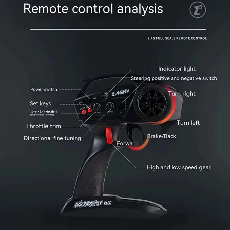 Wholesale Rc 4x4 1:10 Bronco R1001 Full Scale Radio-controlled RC Trucks Model Car Simulation Climbing Off-road Big RC Car