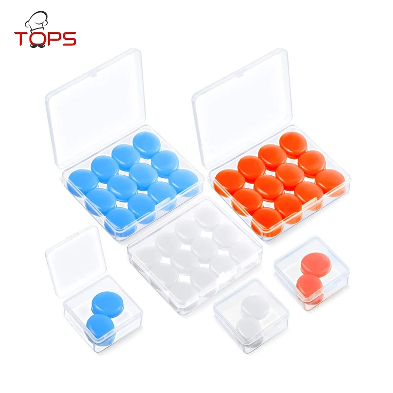 Ear Plugs for Sleeping Soft Reusable Moldable Silicone Earplugs Noise Cancelling Earplugs Sound Blocking Ear Plugs with Case