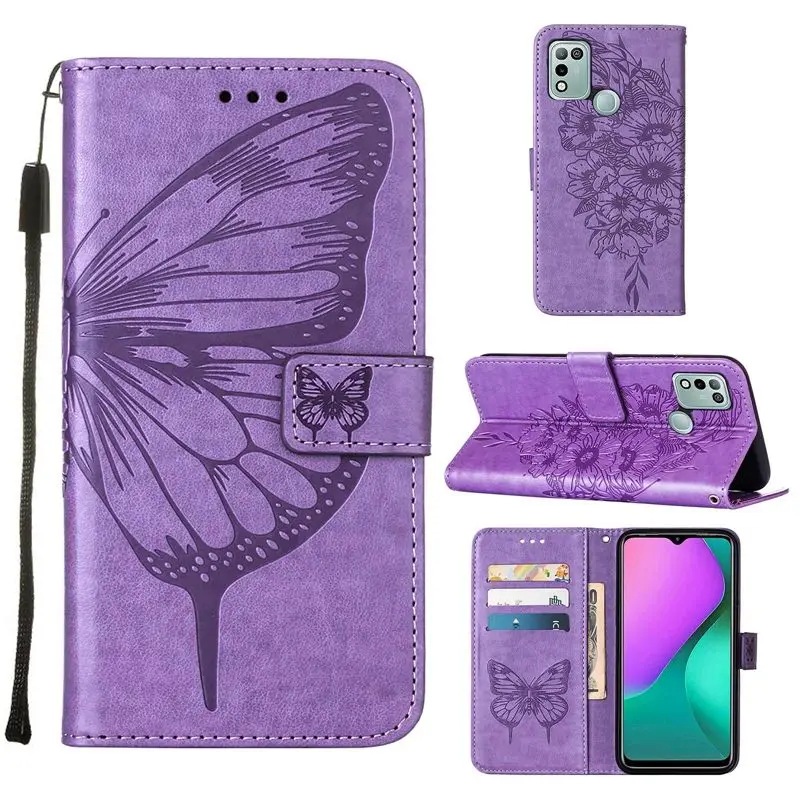 Fashion Card Slot Flip Wallet Leather Cell Phone Bag Case For Infinix Hot 10 Play Hot 10 Lite Smart 5 X657 X680