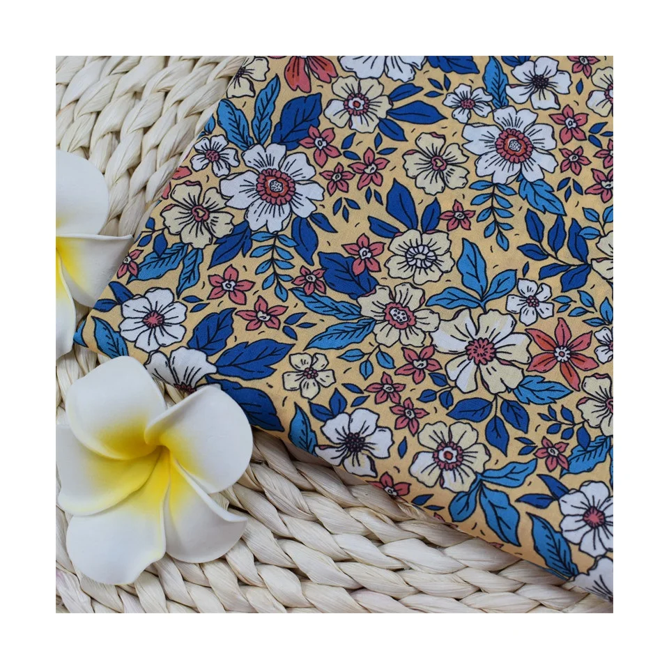 Low moq custom digital printing china baby fabric supplier quilted sewing cotton stock poplin blanket fabric for quilt