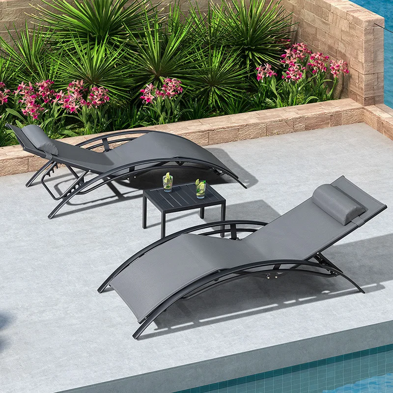 Outdoor Furniture Swimming Pool Chair Sun Loungers Leisure Beach Chair