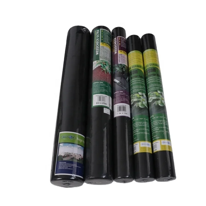 waterproof pp pla landscape weed control fabric crop covers grow bags agricultural garden ground cover non woven weed barrier
