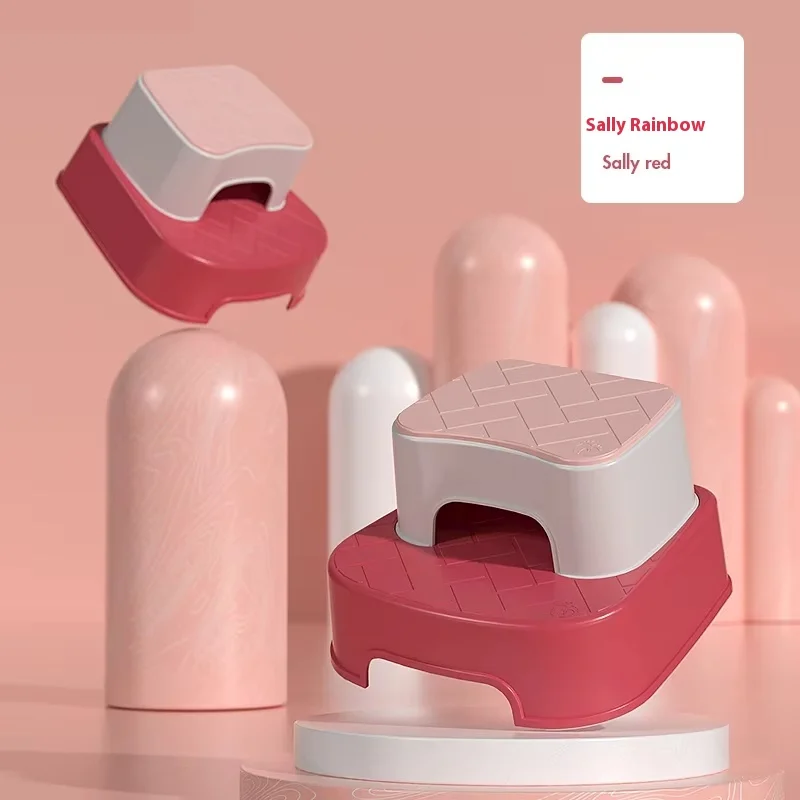 2 In 1 Baby Step Stool Dual Height Kids Step For Potty Training Non-Slip Baby Stool For Bathroom Sink