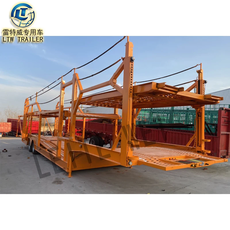 China Manufacturer 2 Axles heavy duty Car Transport/Car Carrier Semi Trailer /Car Trailers for sale