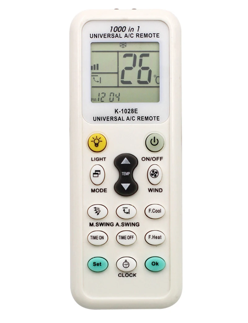 A/C Air Conditioner Universal Remote Controller LCD Screen Low Power Consumption Air Conditioning Remote Control