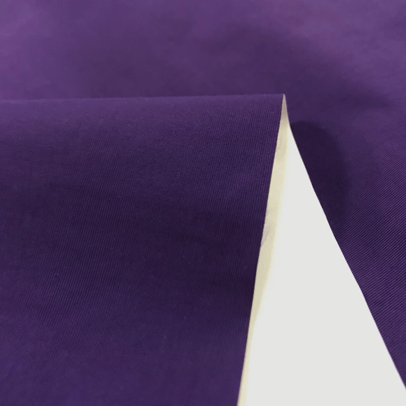 Water proof 228T RPET 100gsm recycled crinkle nylon taslan fabric for raincoat bag