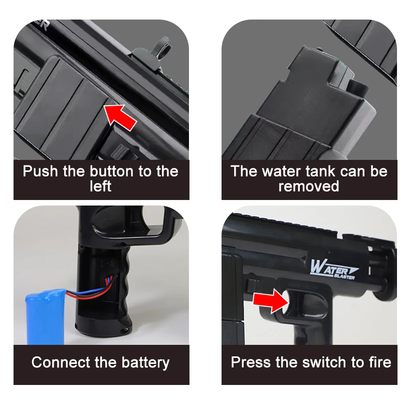 Custom Electric Powerful Sprya Guns Kids Adults Blaster Toy Strongest In The World Water Bubble Gun