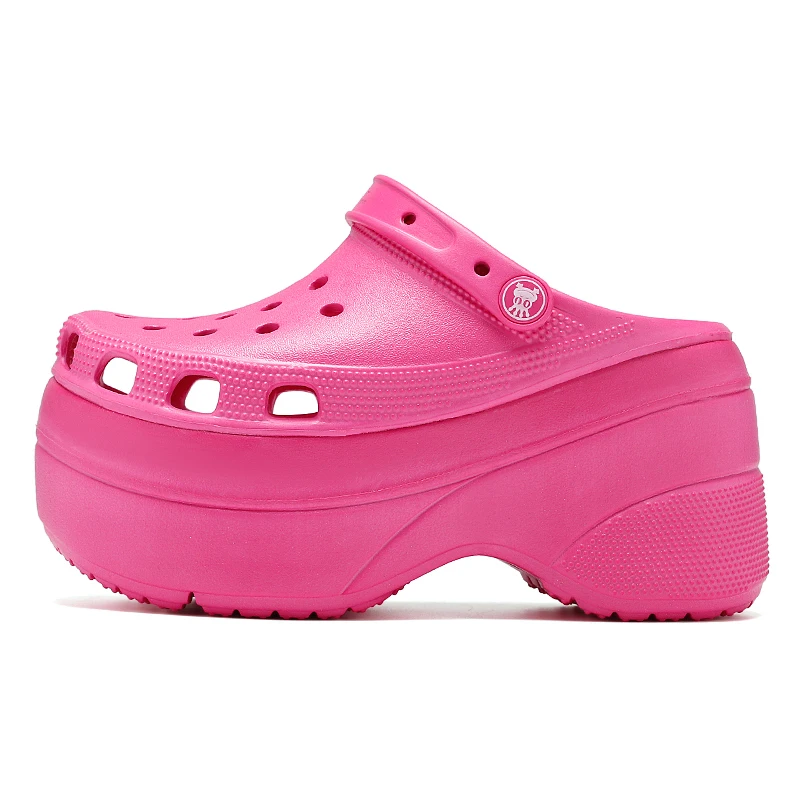 
10CM high heel platform EVA sandal slipper Water Shoes Croc Domes Style Slip Platform Clogs Cocs Clog Platform for Women 