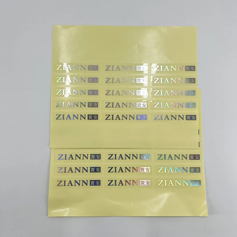 High Quality Vinyl Holographic Logo Printing Custom Die Cut Laser Hologram Car Stickers for car