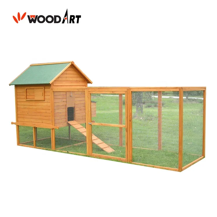Cheap Large Wooden Waterproof Roof Chicken Coops Cage for sale