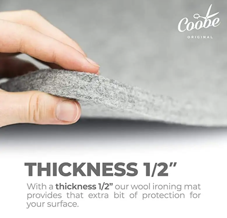 
Felt iron pad Wool Pressing Mat Ironing Board Cover Iron Ironing Mat Pad 