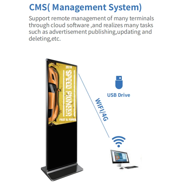 Top Manufacturer Android Kiosk Touch Screen indoor Kiosk Stand Touch Screen 32/43/49/55 Inch Touch Screen Information Kiosk